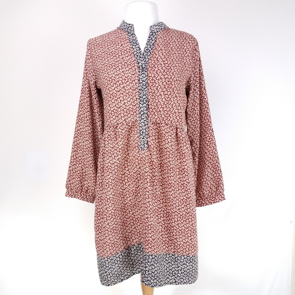 Chelsea Dresses & Skirts - Chelsea Floral Shirt Tunic mini Dress Boho Size M